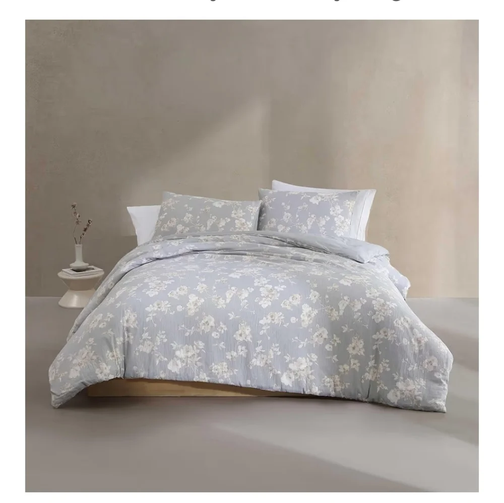 Calvin Klein King Duvet Cover Set, Super Soft Cotton Bedding with Matching Shams